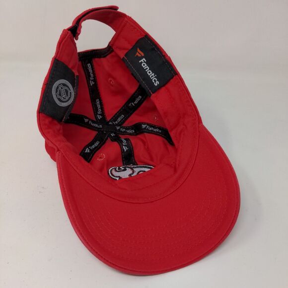 Fanatics Boy's NHL Strapback Hat Red OSFM Embroidered New Jersey Devils Logo - Picture 6 of 10